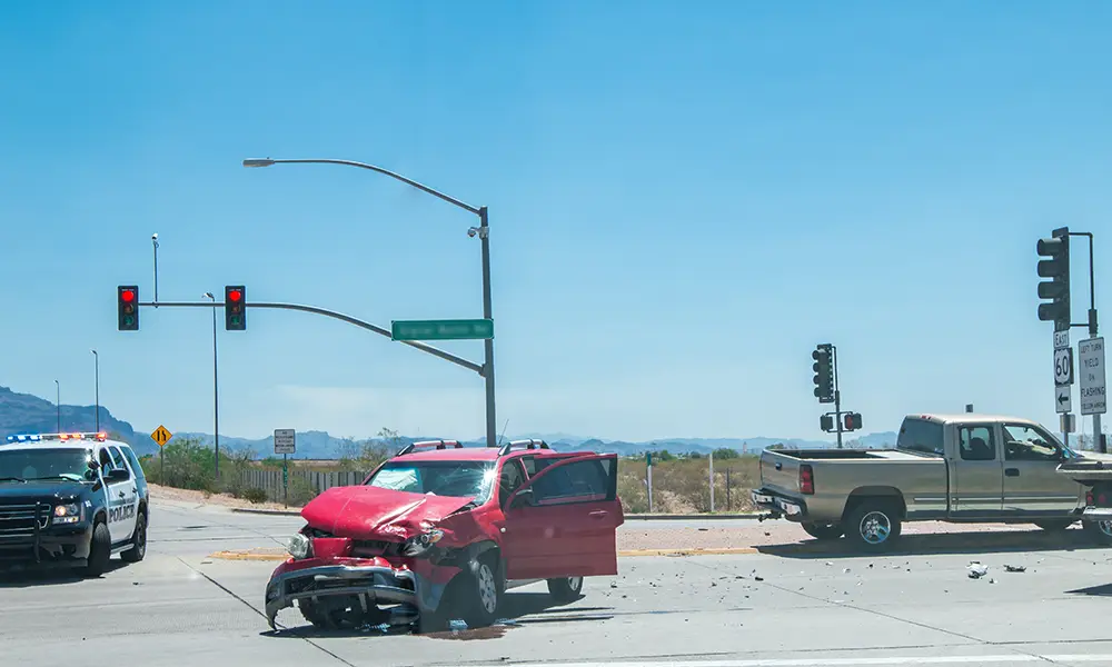car accident caused by driving in a dangerous intersection - dangerous intersection accident attorney collinsville il