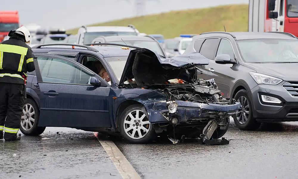 head-on collision car accident - head-on collision lawyer collinsville il