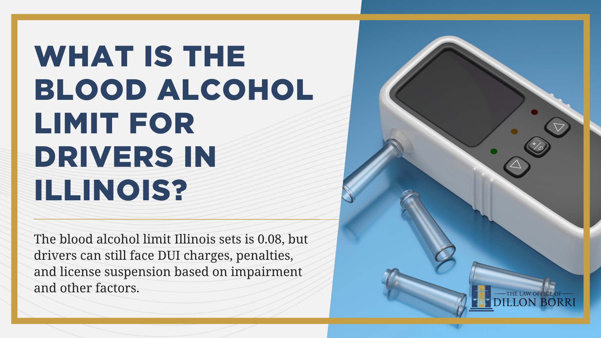 What is the Blood Alcohol Limit for Drivers in Illinois?